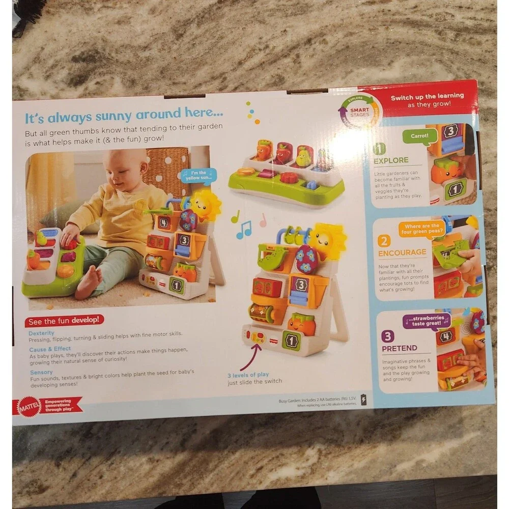Fisher-Price Grow the Fun Garden Gift Set, 50+ Song/Sounds/Tunes/Phrases